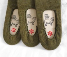 画像3: Riprap "NZ MERINO INVISIBLE SOCKS" -made by HALISON-　color DRIED LEAF　size FREE (3)