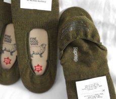 画像4: Riprap "NZ MERINO INVISIBLE SOCKS" -made by HALISON-　color DRIED LEAF　size FREE (4)