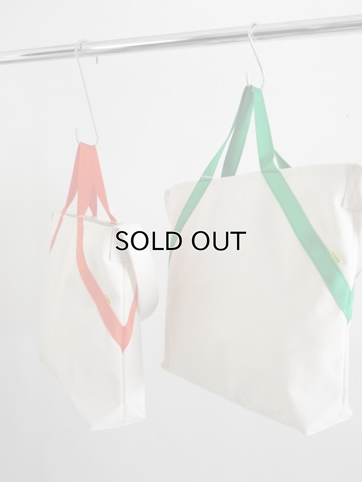 画像2: Riprap "A TOTE" -STUDIO MADE- color NATURAL/ORANGE, GREEN size MEDIUM (2)