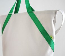 画像4: Riprap "A TOTE" -STUDIO MADE-　color NATURAL/ORANGE, GREEN　size MEDIUM (4)