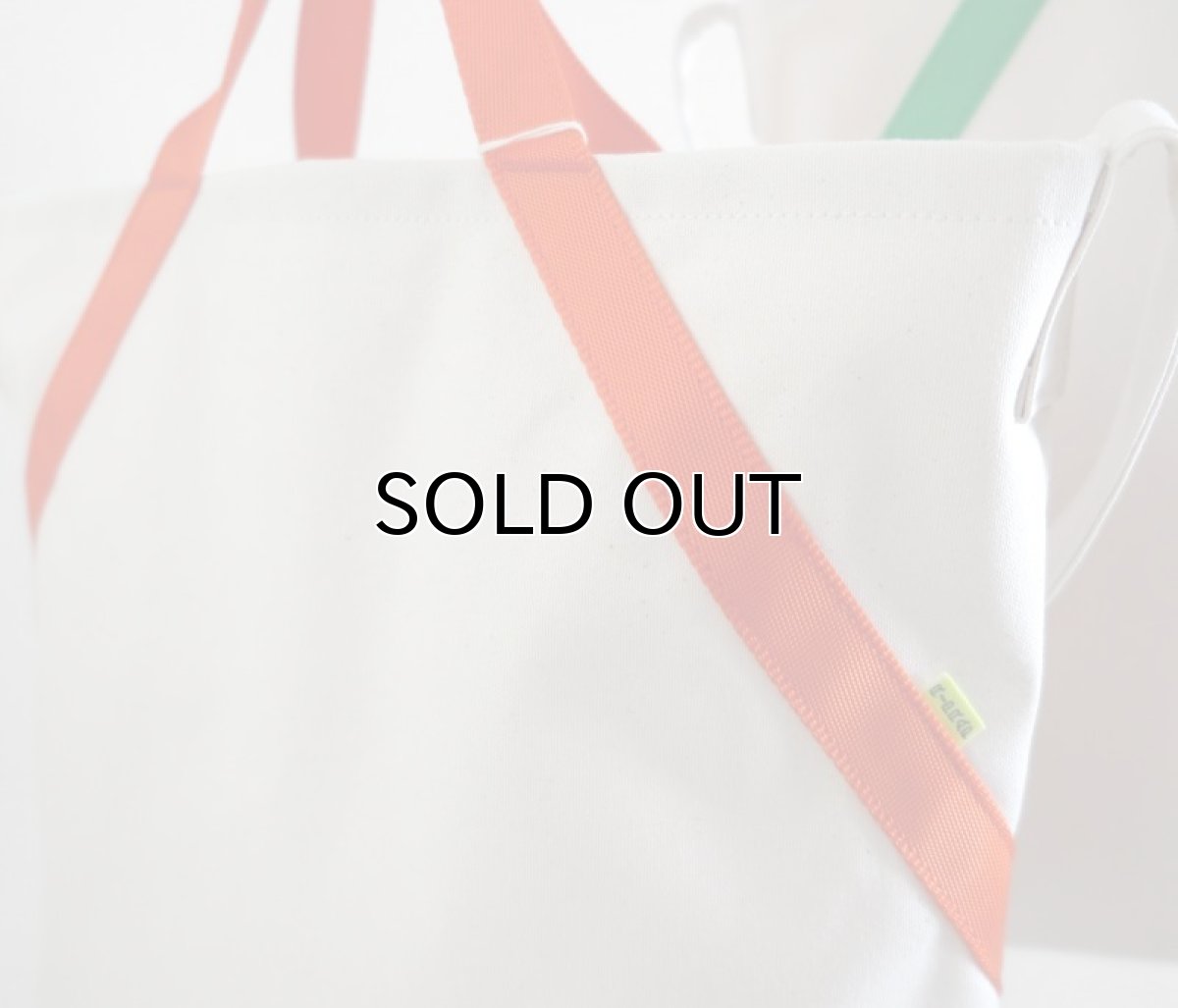 画像3: Riprap "A TOTE" -STUDIO MADE- color NATURAL/ORANGE, GREEN size MEDIUM (3)