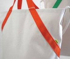 画像3: Riprap "A TOTE" -STUDIO MADE-　color NATURAL/ORANGE, GREEN　size MEDIUM (3)