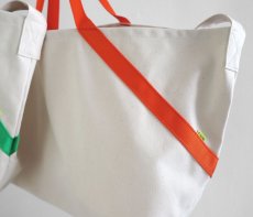 画像3: Riprap "A TOTE" -STUDIO MADE-　color NATURAL/ORANGE, GREEN　size LARGE (3)