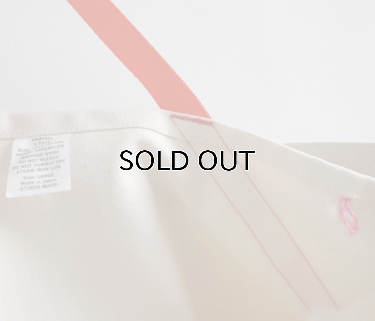 画像5: Riprap "A TOTE" -STUDIO MADE-　color NATURAL/ORANGE, GREEN　size LARGE (5)