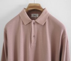 画像3: Riprap "L/S POLO SHIRT" -HEAVY WEIGHT MOSS-　color DUSTY PINK (3)