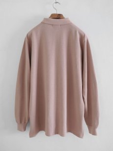 画像2: Riprap "L/S POLO SHIRT" -HEAVY WEIGHT MOSS-　color DUSTY PINK (2)