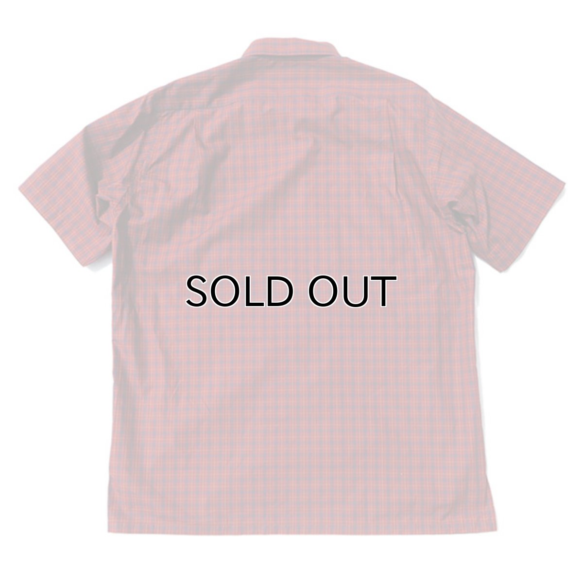画像2: Riprap "S/S Semi Open Collar Shirt" -Plaid Broad-  color BROWN/RED　size MEDIUM, LARGE, X-LARGE (2)