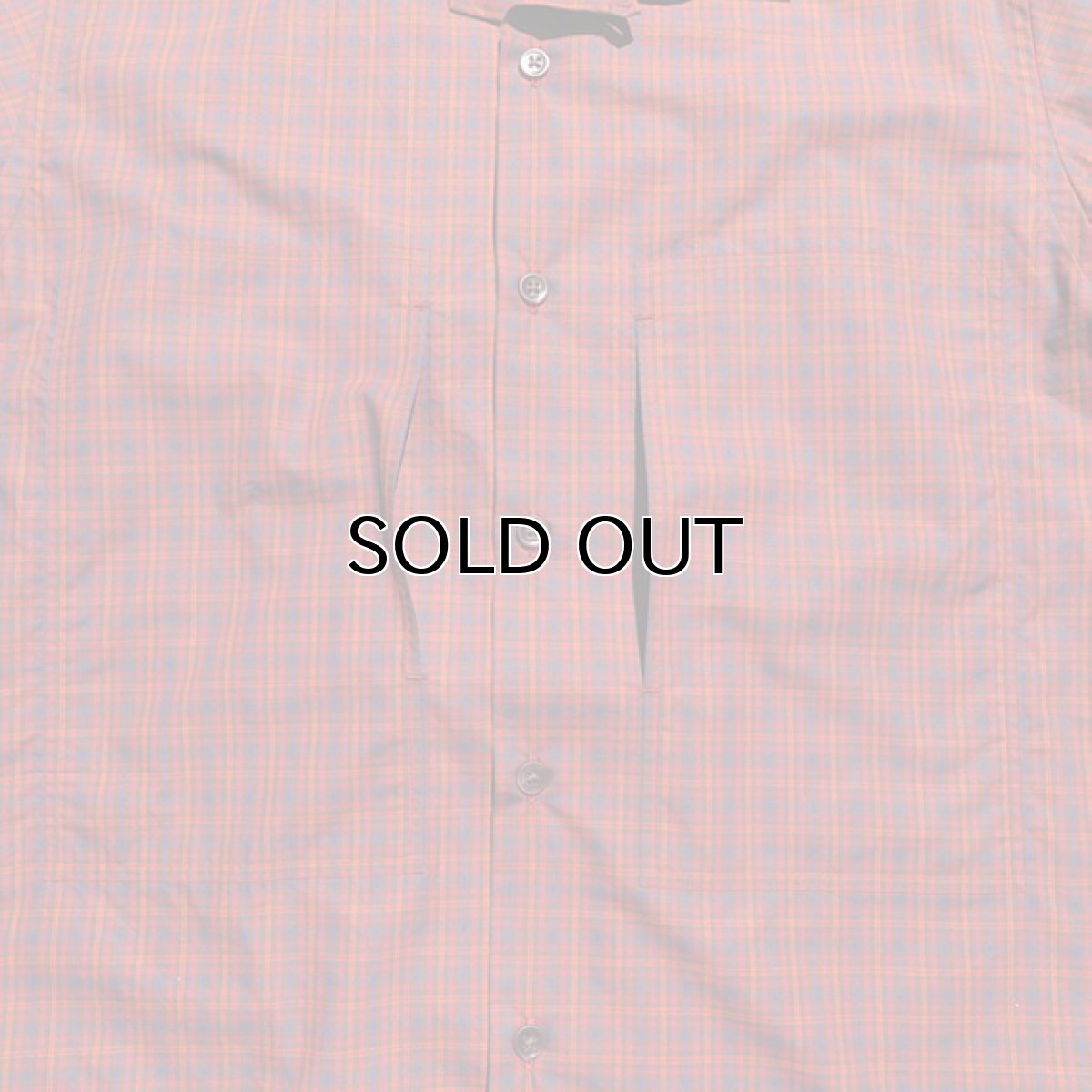 画像5: Riprap "S/S Semi Open Collar Shirt" -Plaid Broad-  color BROWN/RED　size MEDIUM, LARGE, X-LARGE (5)