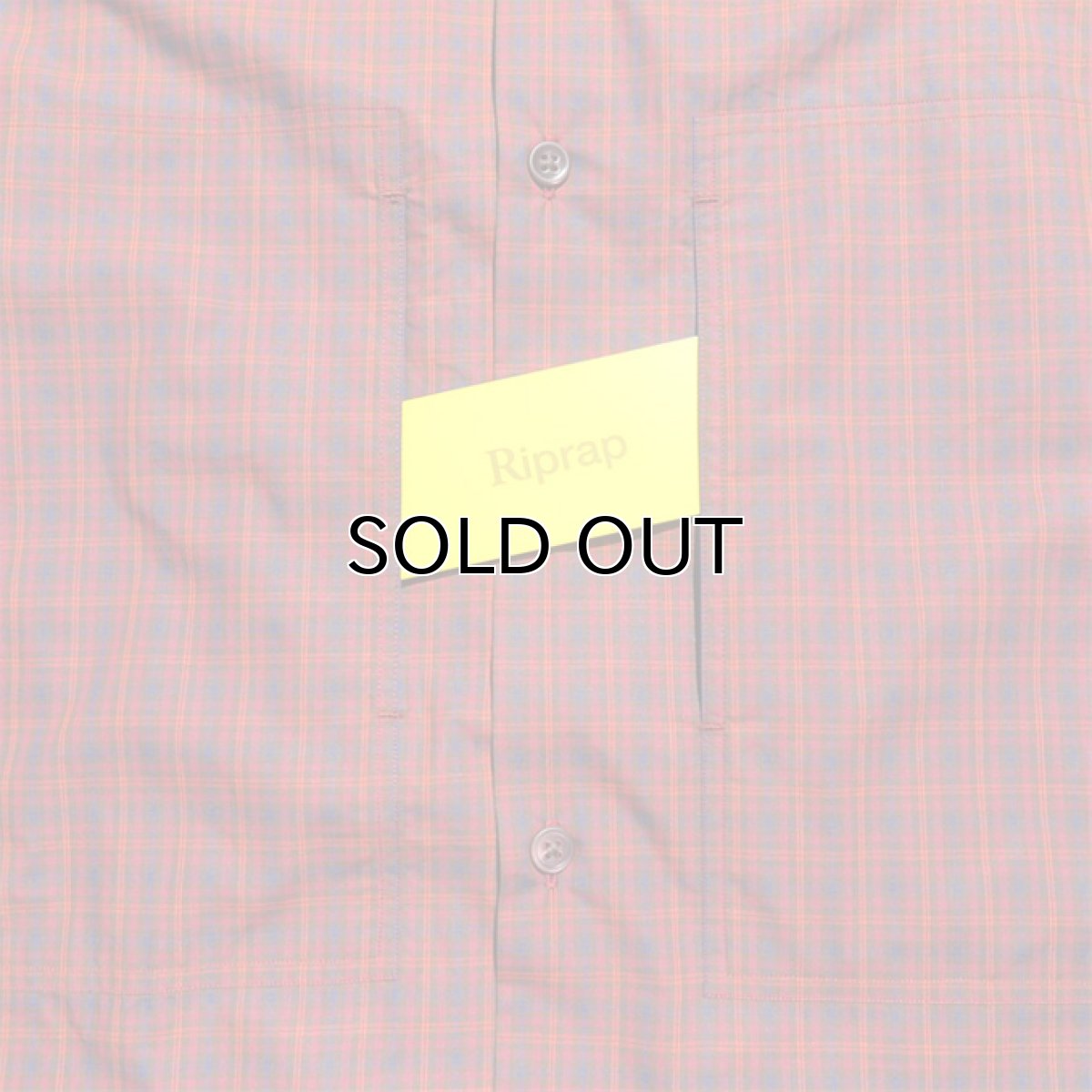 画像6: Riprap "S/S Semi Open Collar Shirt" -Plaid Broad-  color BROWN/RED　size MEDIUM, LARGE, X-LARGE (6)