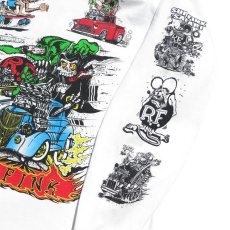 画像5: NEW "RAT FINK" Multi Print L/S T-Shirt　WHITE　size M, L, XL (5)