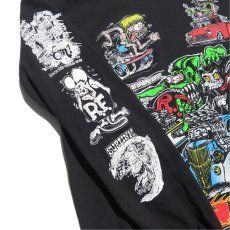 画像6: NEW "RAT FINK" Multi Print L/S T-Shirt　BLACK　size M, L, XL (6)