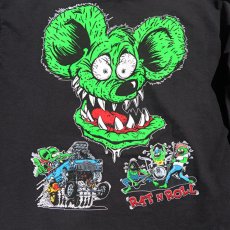 画像3: NEW "RAT FINK" Multi Print L/S T-Shirt　BLACK　size M, L, XL (3)