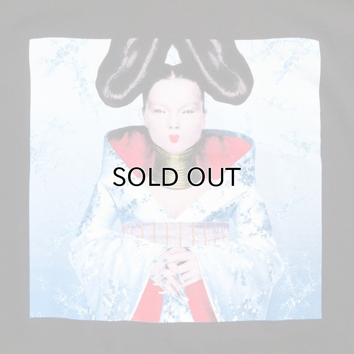 画像2: NEW "Bjork" -HOMOGENIC- Art Work Print T-Shirt BLACK size L, XL (2)