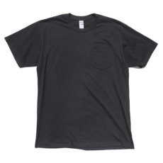 画像2: NEW "TROUBLE COFFEE" -SHOP LOGO- Back Print Pocket T-Shirt　BLACK　size L, XL (2)