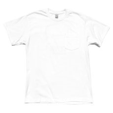 画像2: NEW "TROUBLE COFFEE" -SHOP LOGO- Back Print Pocket T-Shirt　WHITE　size L, XL (2)