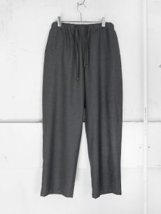 画像1: Riprap "DRAWSTRING TROUSERS" -WASHABLE WOOL SERGE-　color M.GRAY (1)