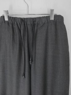 画像3: Riprap "DRAWSTRING TROUSERS" -WASHABLE WOOL SERGE-　color M.GRAY (3)