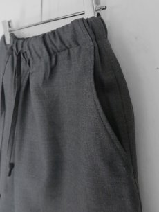 画像5: Riprap "DRAWSTRING TROUSERS" -WASHABLE WOOL SERGE-　color M.GRAY (5)