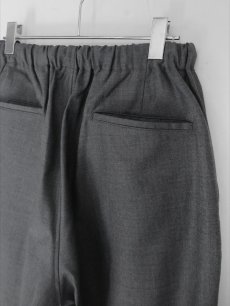 画像4: Riprap "DRAWSTRING TROUSERS" -WASHABLE WOOL SERGE-　color M.GRAY (4)