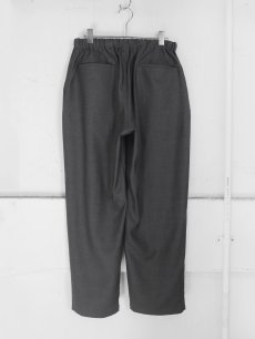 画像2: Riprap "DRAWSTRING TROUSERS" -WASHABLE WOOL SERGE-　color M.GRAY (2)