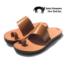 画像1: JUTTA NEUMANN "ALICE" Leather Sandal　TAN/NATURAL　size 7~11 D (1)