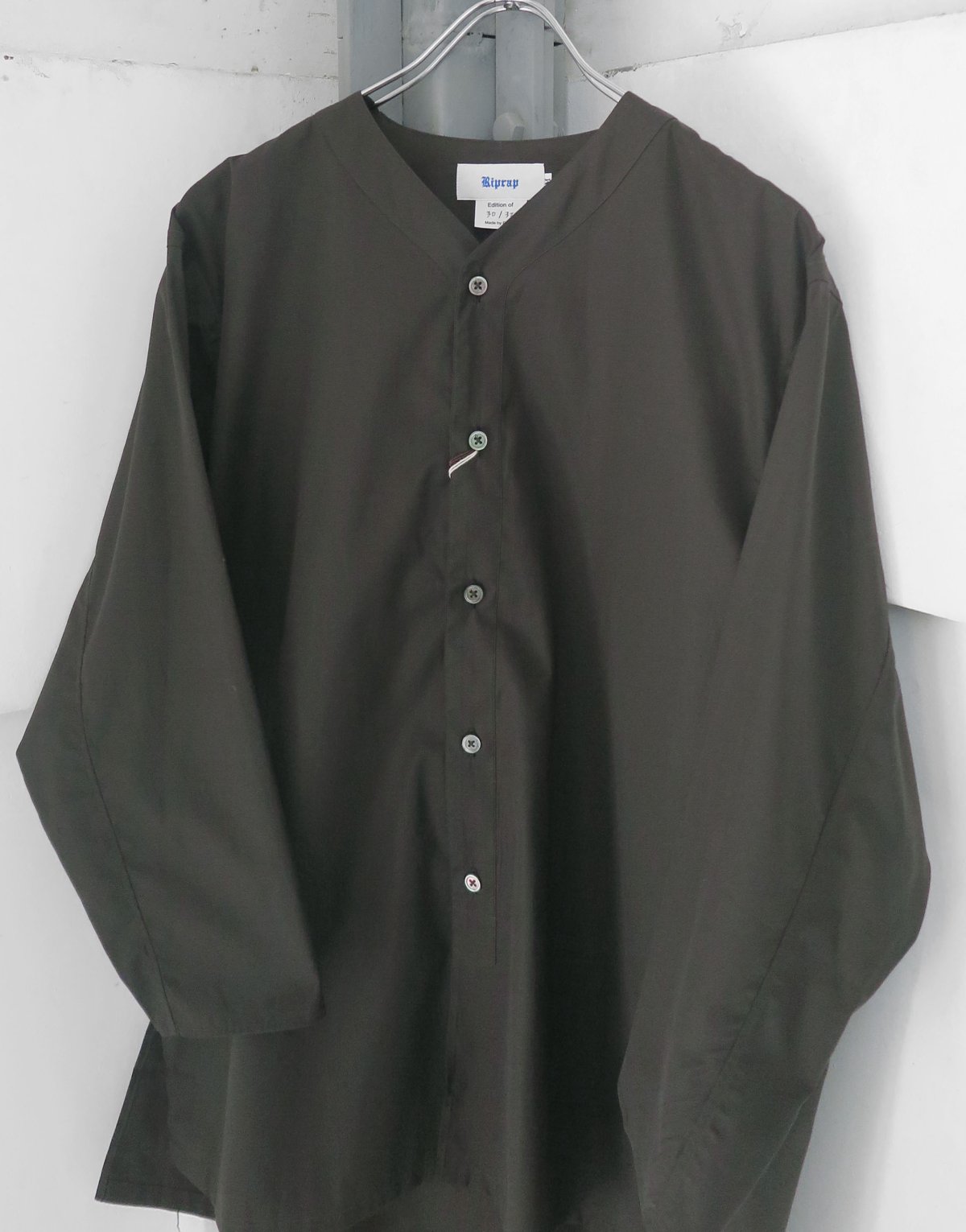 画像4: Riprap "B.P.D SHIRTS" -100/2 GIZA POPLIN-　color SUNBURN (4)