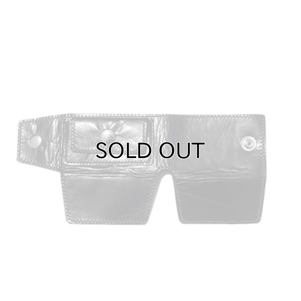 画像5: "JUTTA NEUMANN" Leather Wallet "Scotts Purse"  -MINIMAL SIZE-　color : BLACK / SKY BLUE (5)