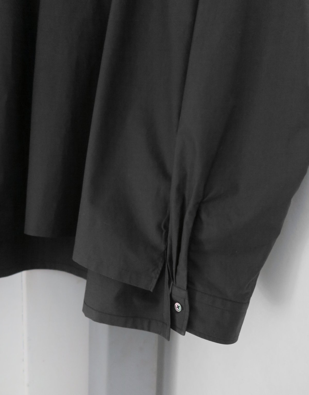 画像4: Riprap "POLO SHAPED SH L/S" -HIGH COUNT POPLIN-　color BLACK (4)