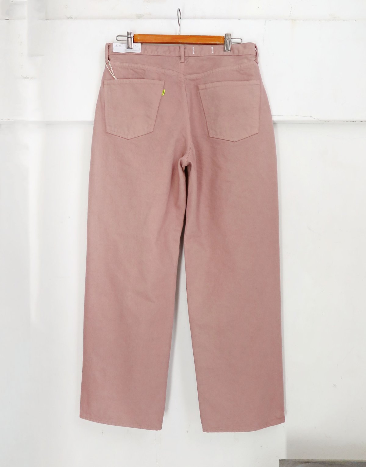 画像4: Riprap "GD COLOR JEANS" WIDE FIT -13.5oz DENIM-　color DUSTY PINK (4)