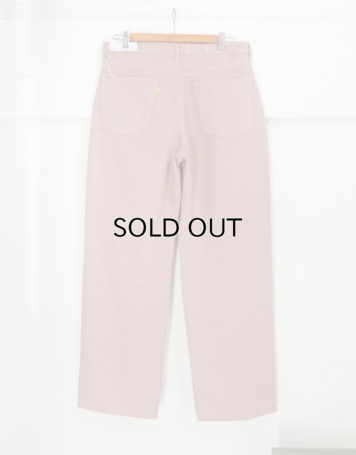画像4: Riprap "GD COLOR JEANS" WIDE FIT -13.5oz DENIM-　color DUSTY PINK (4)