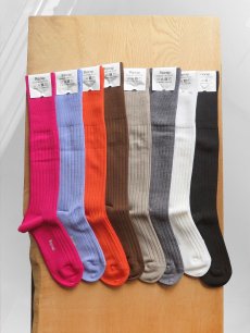 画像1: Riprap "NZ MERINO LONG HOSE SOCKS" made by HALISON　size MEN'S FREE (25~27cm) (1)