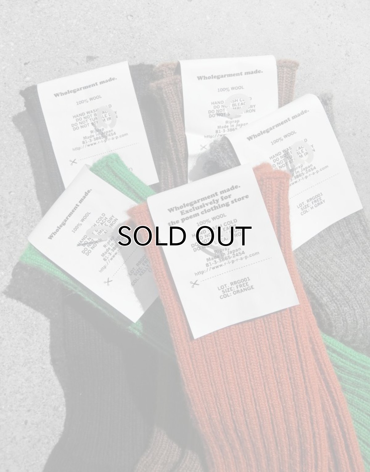 画像3: Riprap "O/F LONG GLOVES" -BRITISH WOOL-  　 5 color　size FREE (3)