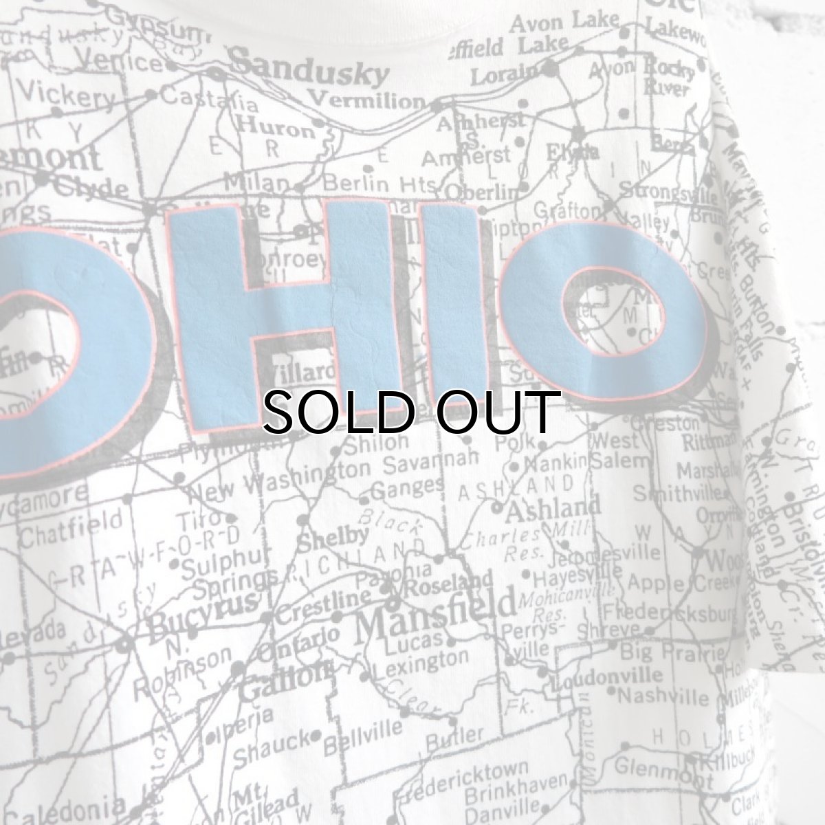 画像2: 1990's U.S.A. "OHIO" Print T-Shirt　WHITE　size XL-XXL (2)