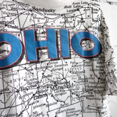 画像2: 1990's U.S.A. "OHIO" Print T-Shirt　WHITE　size XL-XXL (2)