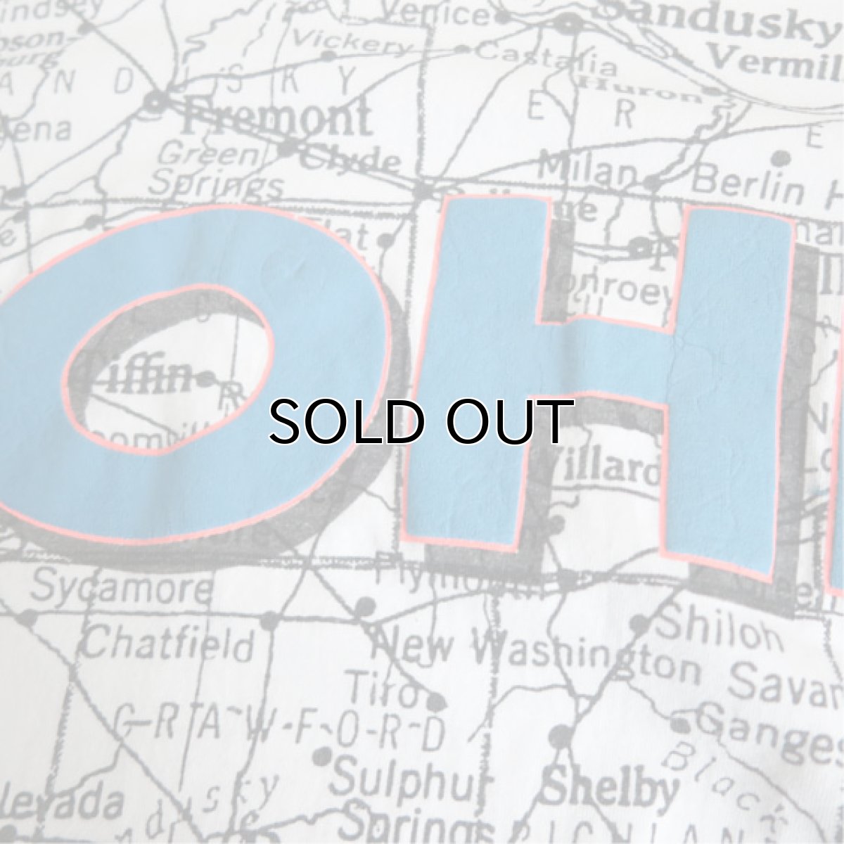 画像5: 1990's U.S.A. "OHIO" Print T-Shirt　WHITE　size XL-XXL (5)