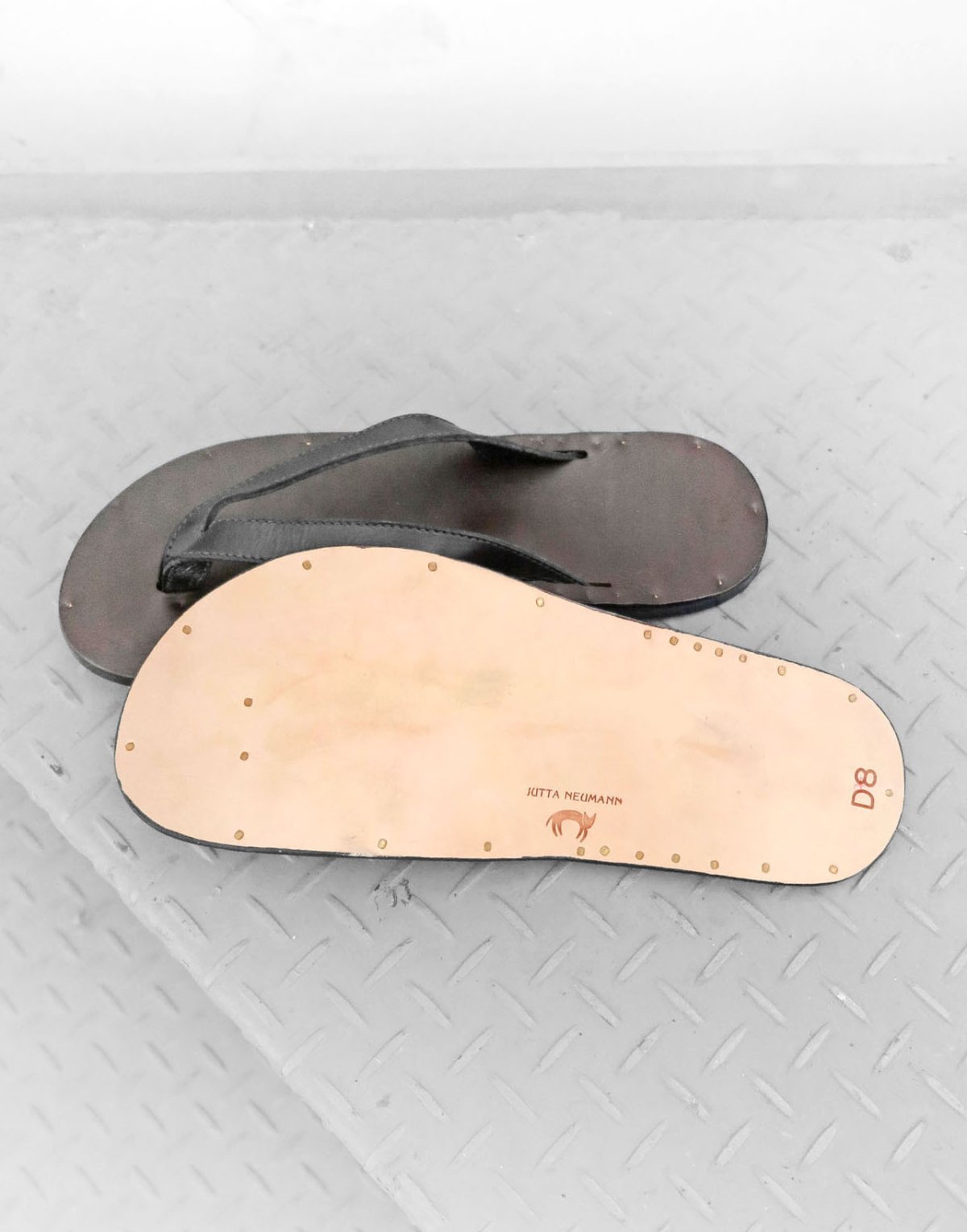 画像5: JUTTA NEUMANN "JAMES" LEATHER SANDAL　color BLACK　size 7D ~ 10D (5)