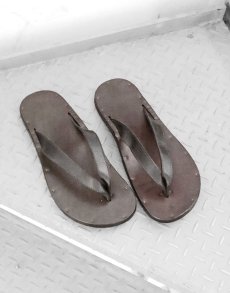 画像1: JUTTA NEUMANN "JAMES" LEATHER SANDAL　color BLACK　size 7D ~ 10D (1)