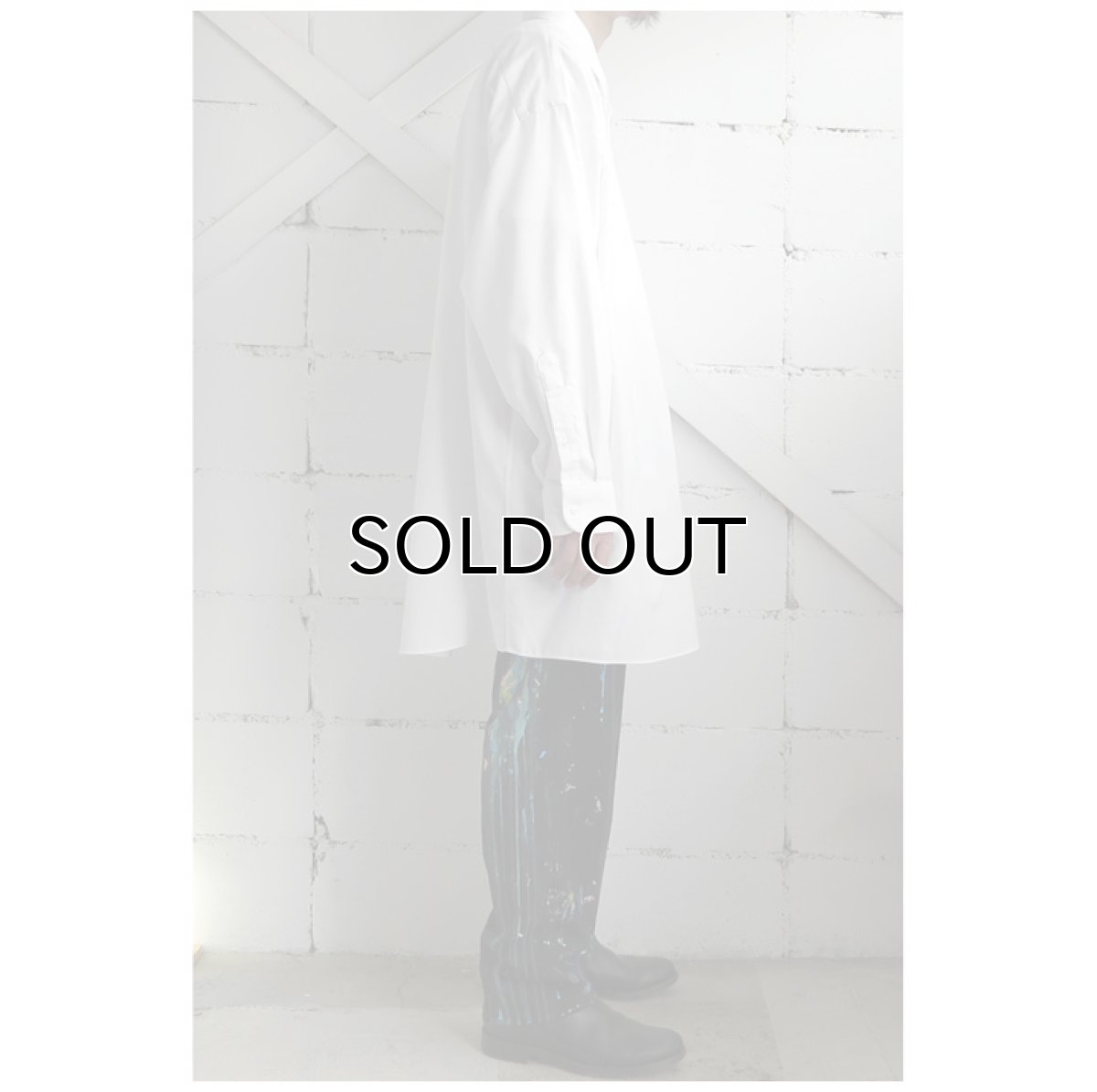 画像3: "STAFFORD" L/S Big Shirt　WHITE　size 4XL(20) (3)