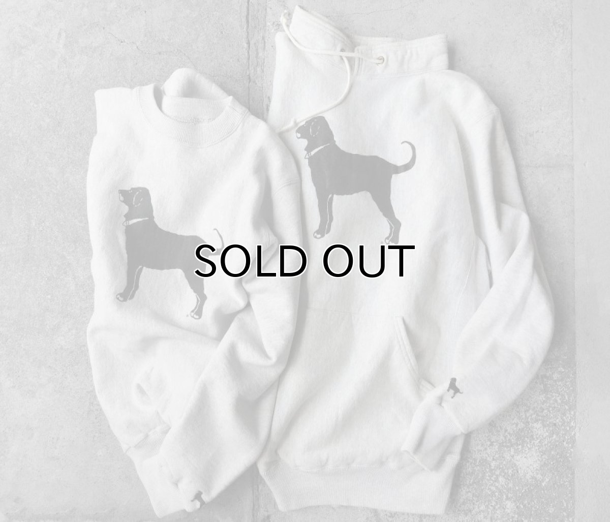 画像4: 1990's "The Black Dogs" Sweat Shirt OATMEAL size XL-XXL (4)