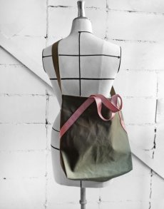 画像4: Riprap "A TOTE" -STUDIO MADE-　color OLIVE/DUSTY PINK　size MEDIUM (4)