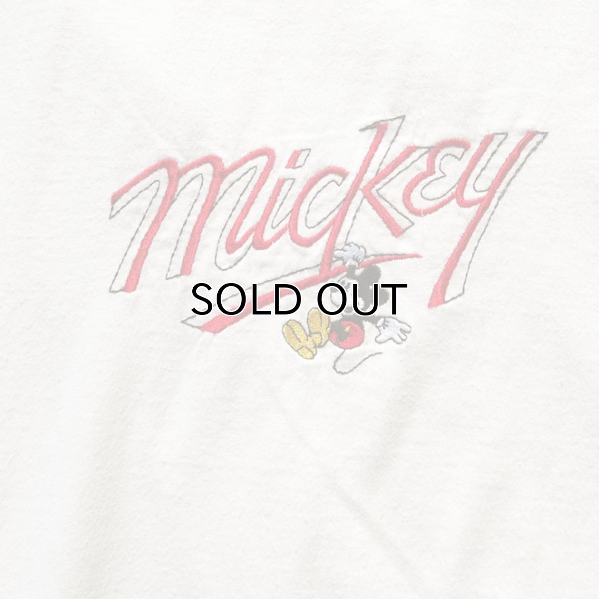 画像4: 1990's U.S.A. "MICKEY MOUSE" Print T-Shirt　OFF WHITE　size 3XL (4)
