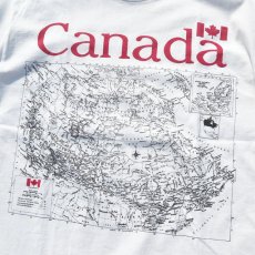 画像4: GILDAN "CANADA" Map Print T-Shirt　WHITE　size XL (4)