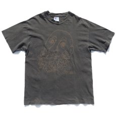 画像1: 1990's U.S.A. "Joe Saw" Art Print T-Shirt　BLACK　size L (1)