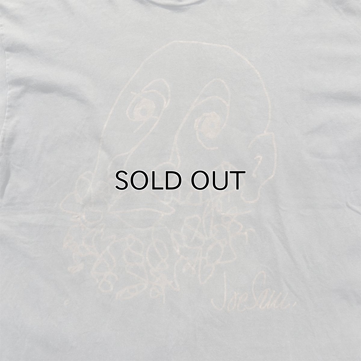 画像4: 1990's U.S.A. "Joe Saw" Art Print T-Shirt　BLACK　size L (4)