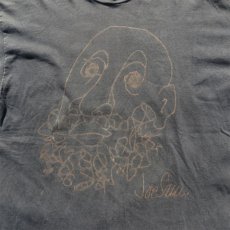 画像4: 1990's U.S.A. "Joe Saw" Art Print T-Shirt　BLACK　size L (4)