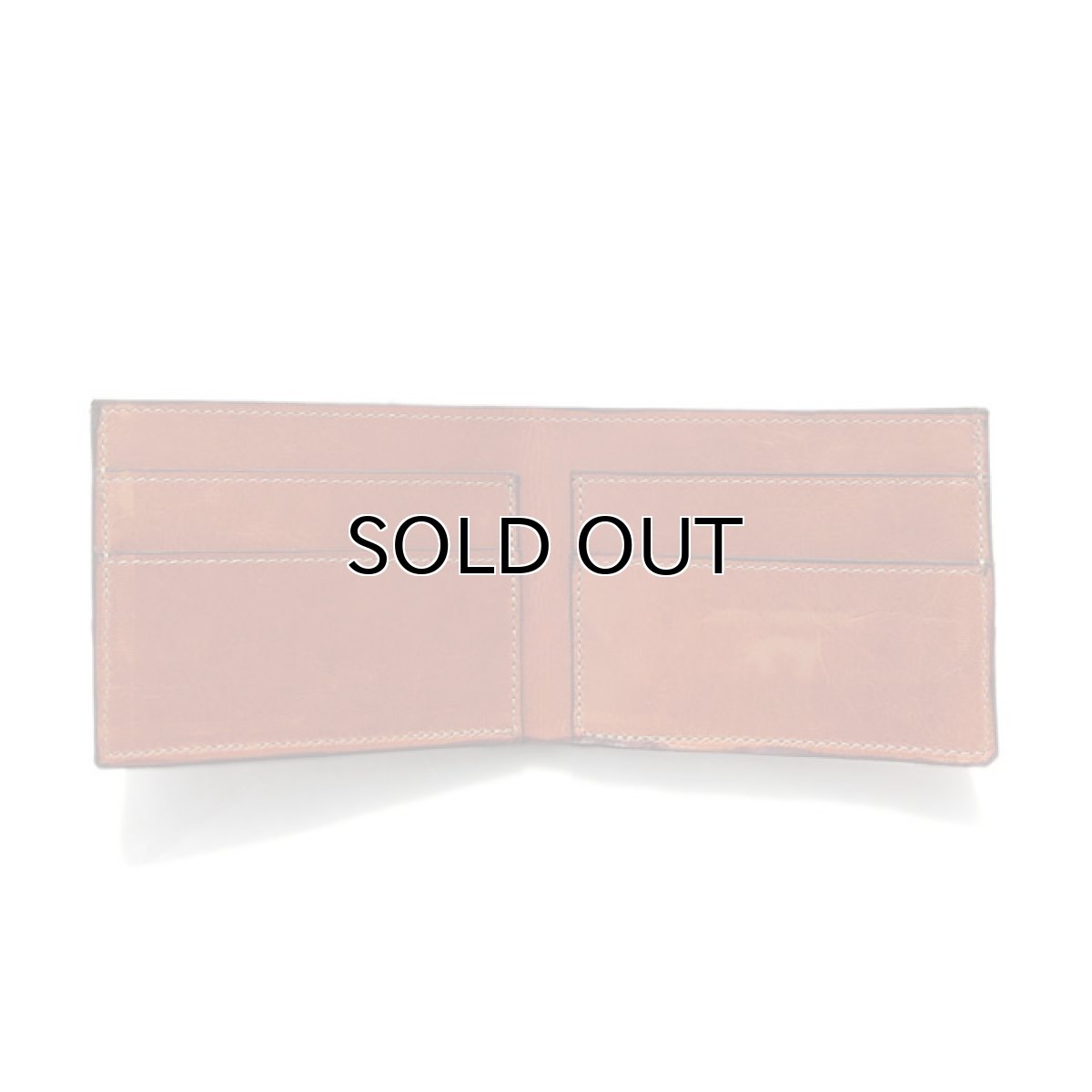 画像3: "JUTTA NEUMANN" Leather Wallet with Change Purse -二つ折り財布-　color : CARAMEL / LIGHT BROWN (3)