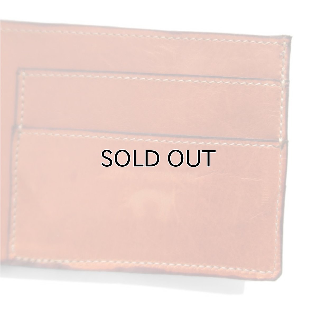 画像7: "JUTTA NEUMANN" Leather Wallet with Change Purse -二つ折り財布-　color : CARAMEL / LIGHT BROWN (7)