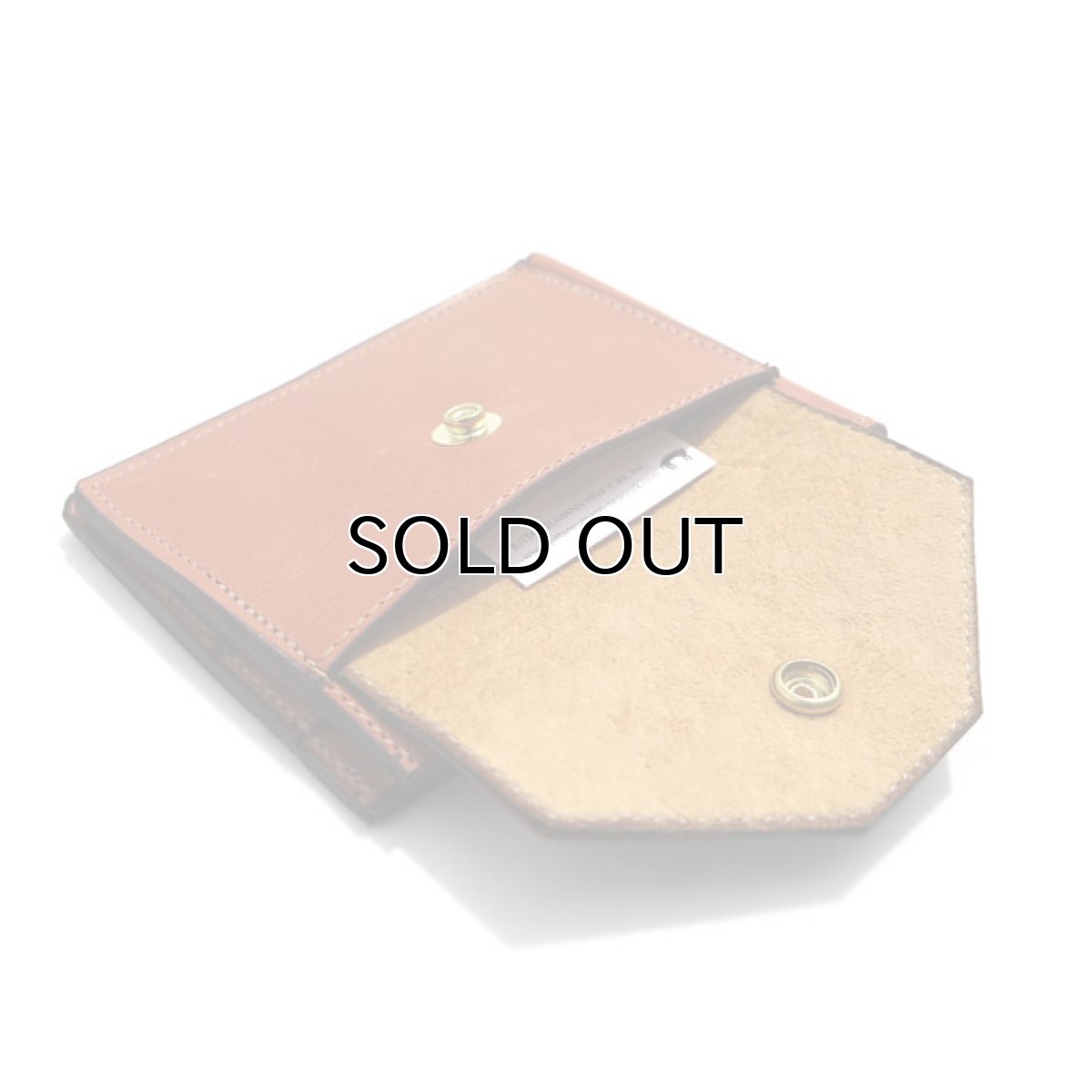 画像5: "JUTTA NEUMANN" Leather Wallet with Change Purse -二つ折り財布-　color : CARAMEL / LIGHT BROWN (5)