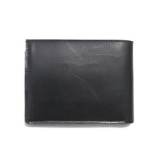 画像2: "JUTTA NEUMANN" Leather Wallet with Change Purse -二つ折り財布-　color : BLACK / BRICK RED (2)