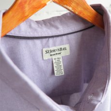 画像4: "ST. JOHN'S BAY" L/S Big Shirt　LAVENDER　size 4XL (4)